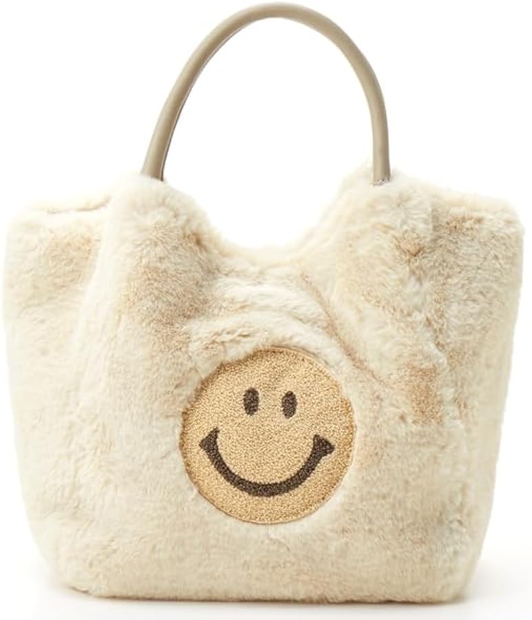 Amazon | [クーコ] SMILEY サガラ刺繍x無地エコファートートバッグ